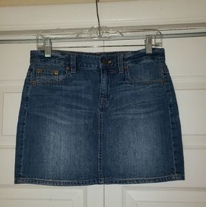 J Crew denim miniskirt Size 27